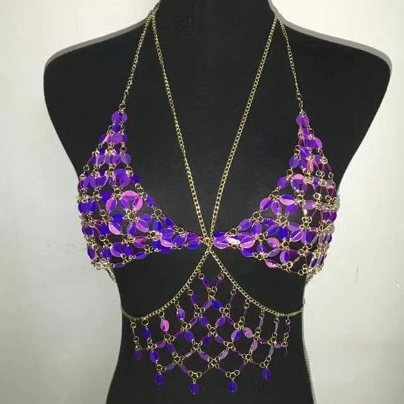 Arabian Top Sexy Short Womenswear Lady Chic - Picture 3 of 3